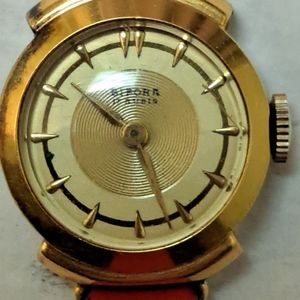 Vintage Bifora Art Deco Rare Wristwatch Works Great 17 Rubis